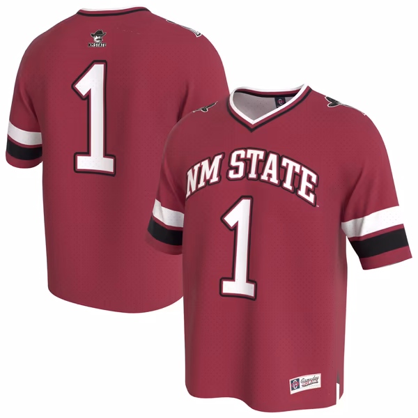 Youth GameDay Greats Crimson New Mexico State Aggies Lightweight Collegiate Football Fashion Jersey - Ujersey