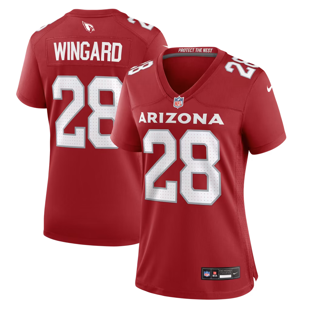 Women's Arizona Cardinals Andrew Wingard Nike Cardinal Team Game Jersey
