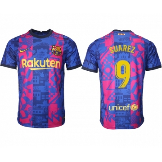 Men 2021-2022 Club Barcelona blue training suit aaa version 9 Soccer Jerseys