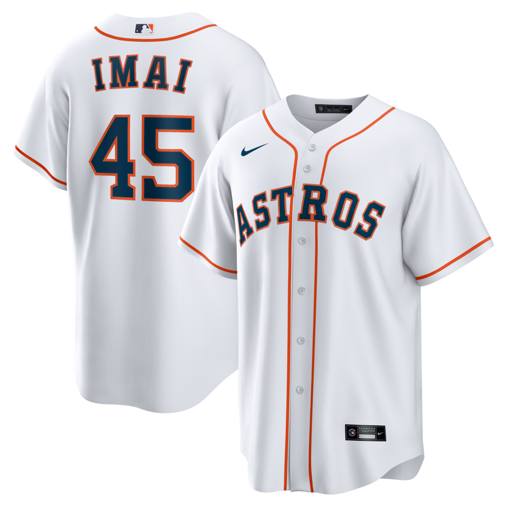 Men's Houston Astros Tatsuya Imai Nike White Home Replica Jersey - Ujersey