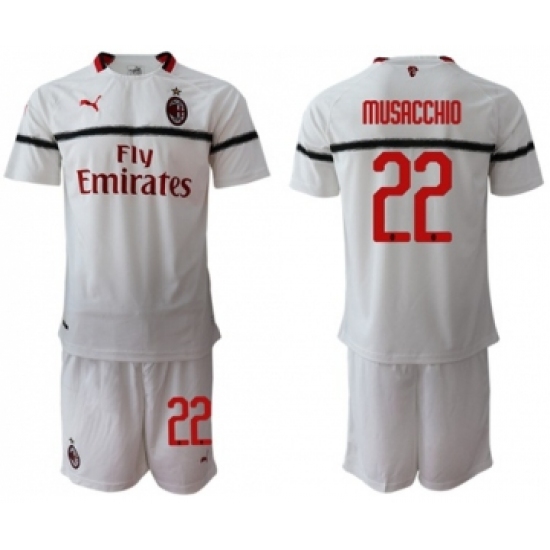 Inter Milan #15 Vidic White Away Soccer Club Jersey