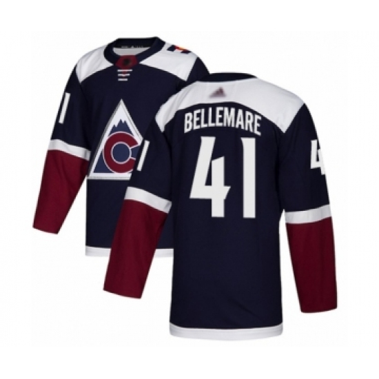 Youth Colorado Avalanche #41 Pierre-Edouard Bellemare Authentic Navy Blue Alternate Hockey Jersey - Ujersey