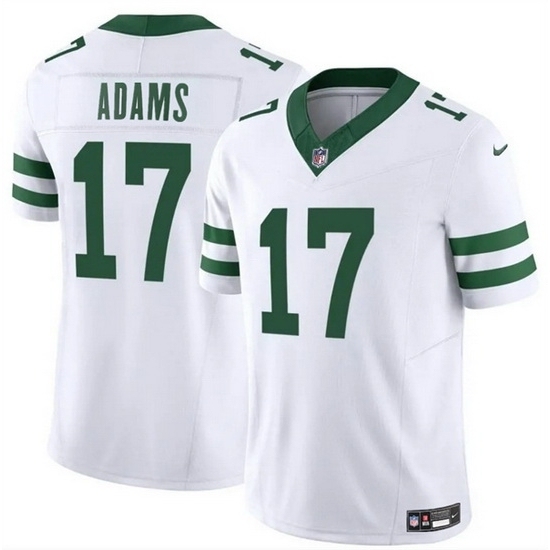Youth New York Jets #17 Davante Adams White 2024 F U S E Vapor Limited Stitched Jersey - Ujersey