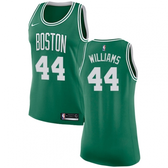 Women's Nike Boston Celtics #44 Robert Williams Swingman Green(White No.) Road NBA Jersey - Icon Edition - Ujersey