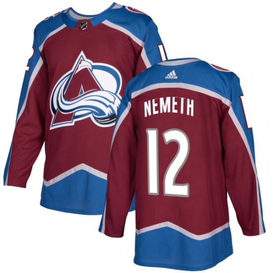 Youth Adidas Colorado Avalanche #12 Patrik Nemeth Authentic Burgundy Red Home NHL Jersey - Ujersey