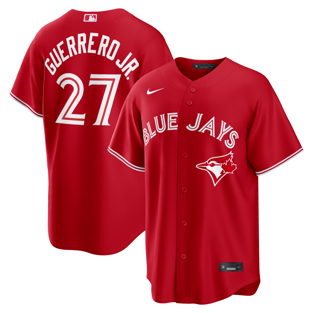 Men's Toronto Blue Jays Vladimir Guerrero Jr. Nike Red Canada Day Replica Jersey - Ujersey