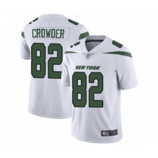 Youth New York Jets #82 Jamison Crowder White Vapor Untouchable Limited Player Football Jersey - Ujersey