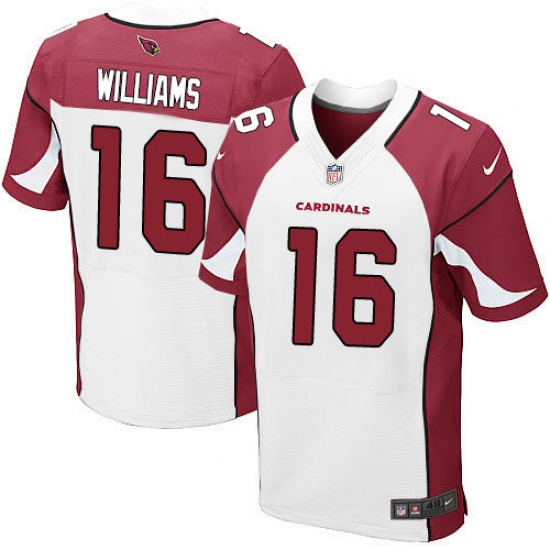 Men's Nike Arizona Cardinals #16 Chad Williams Elite White NFL Jersey - Ujersey