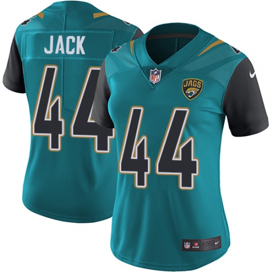Women's Nike Jacksonville Jaguars #44 Myles Jack Elite Teal Green Team Color NFL Jersey - Ujersey