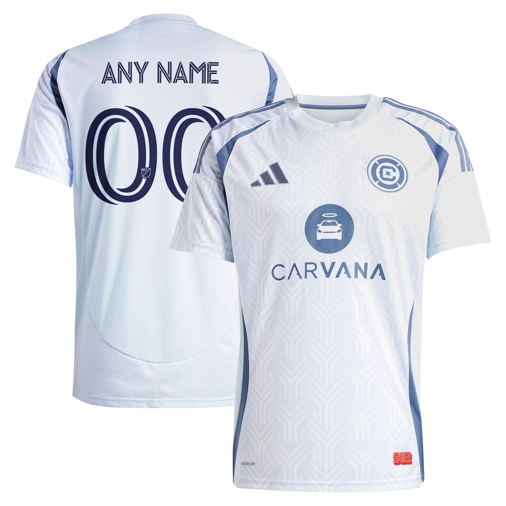 Men's Chicago Fire adidas Light Blue 2025 The Municipal Kit Replica Custom Jersey - Ujersey