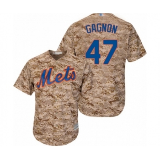 Youth New York Mets #22 Drew Gagnon Authentic Camo Alternate Cool Base Baseball Player Jersey - Ujersey