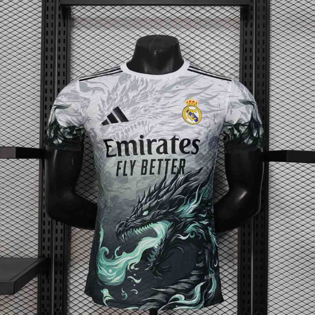 Real Madrid Soccer Jersey Dragon Special Edition Shirt 2025/26 - Ujersey NHL