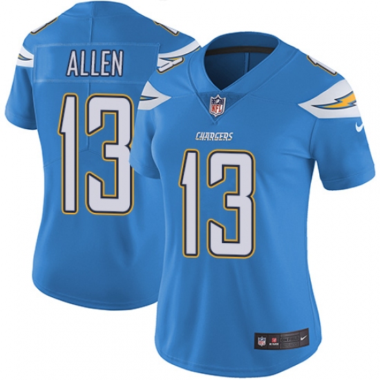 Women's Nike Los Angeles Chargers #13 Keenan Allen Elite Electric Blue Alternate NFL Jersey - Ujersey