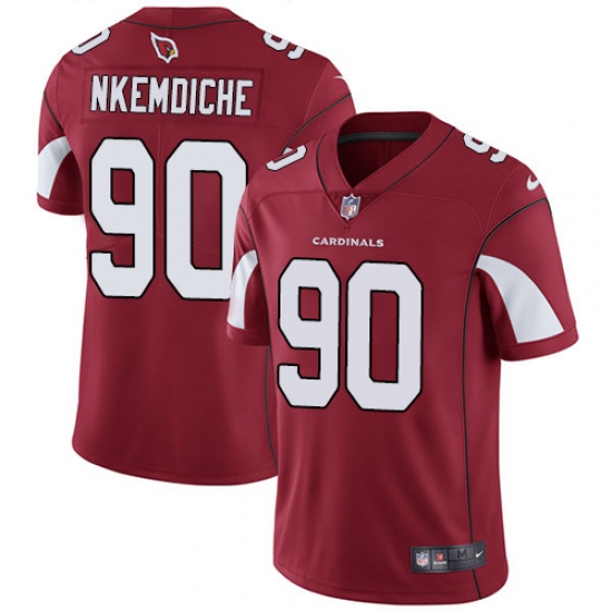 Youth Nike Arizona Cardinals #90 Robert Nkemdiche Red Team Color Vapor Untouchable Limited Player NFL Jersey - Ujersey