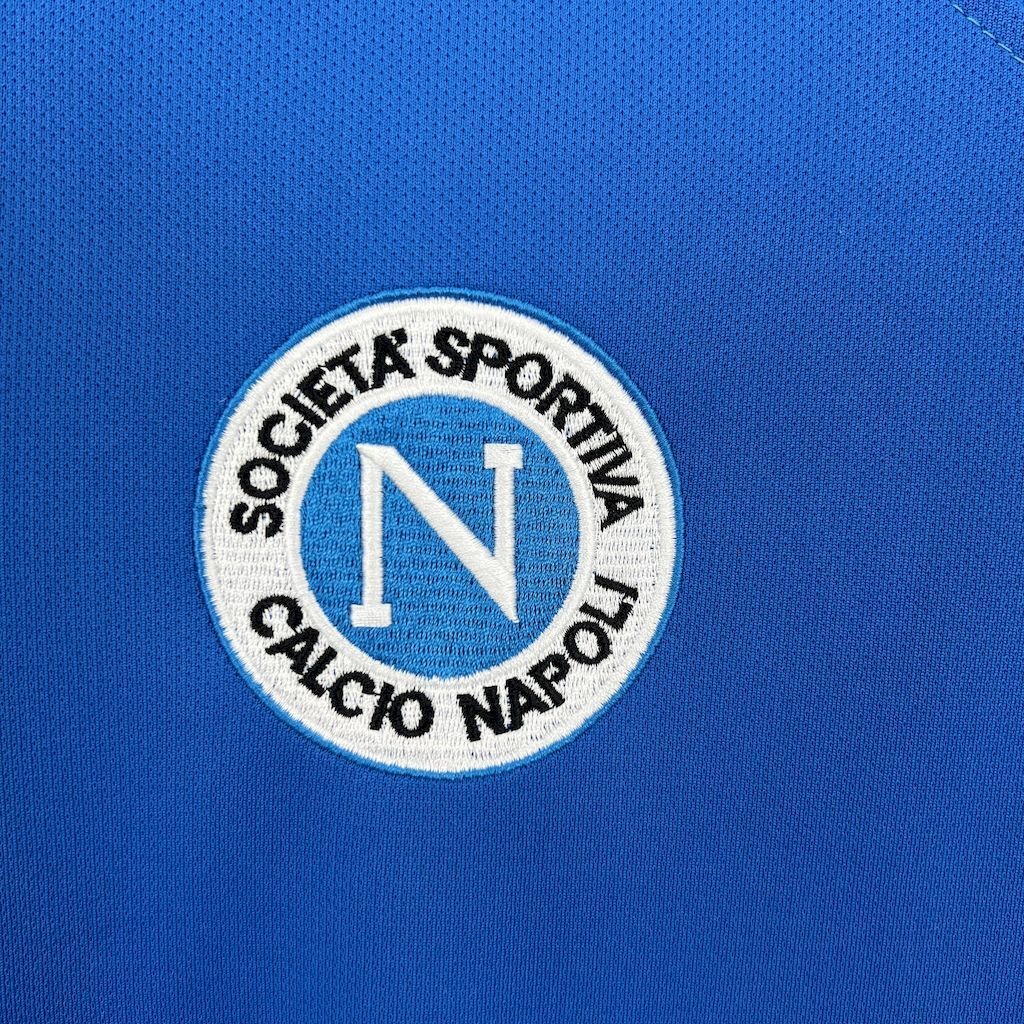 Napoli Retro Soccer Jersey Home Custom Shirt 1989-90 - ujerseystore