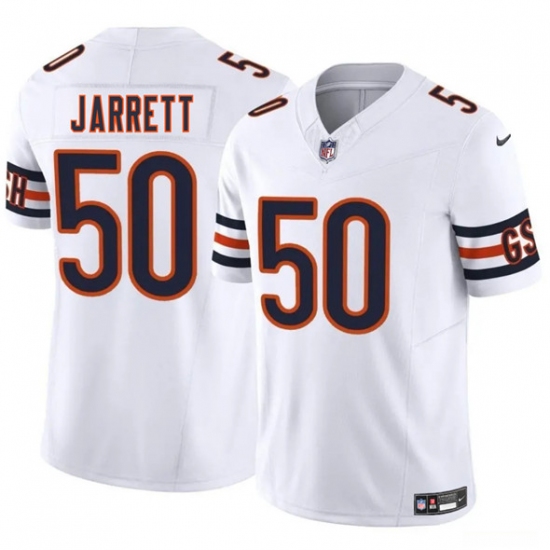 Men's Chicago Bears #50 Grady Jarrett White 2025 F.U.S.E. Vapor Football Stitched Jersey - Ujersey