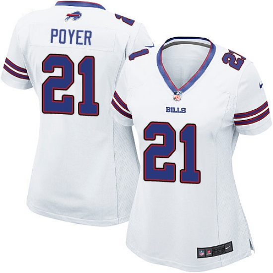 Women's Nike Buffalo Bills #21 Jordan Poyer Game White NFL Jersey - Ujersey