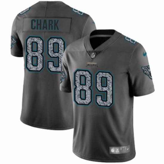 Men's Nike Jacksonville Jaguars #89 DJ Chark Gray Static Vapor Untouchable Limited NFL Jersey - Ujersey