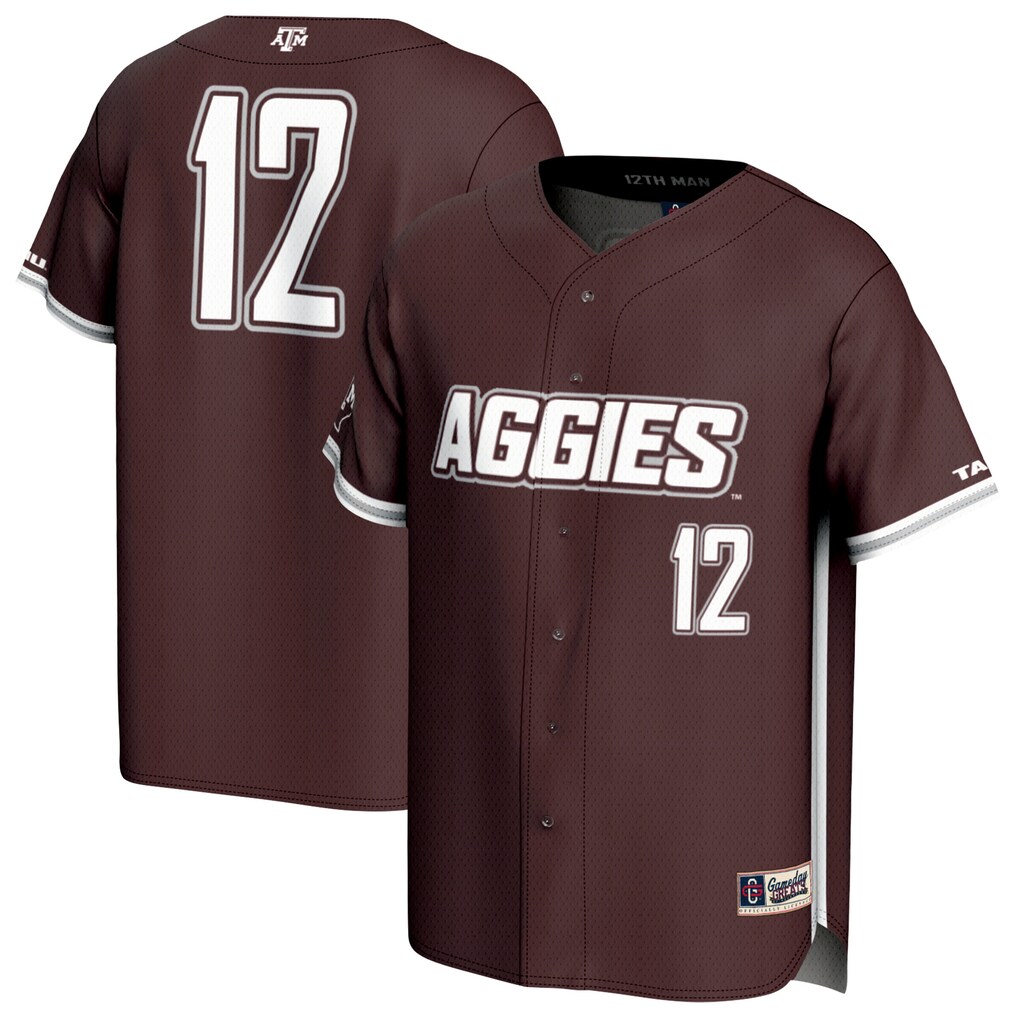 Unisex GameDay Greats Maroon Texas A&M Aggies Lightweight Baseball Jersey - U-jersey