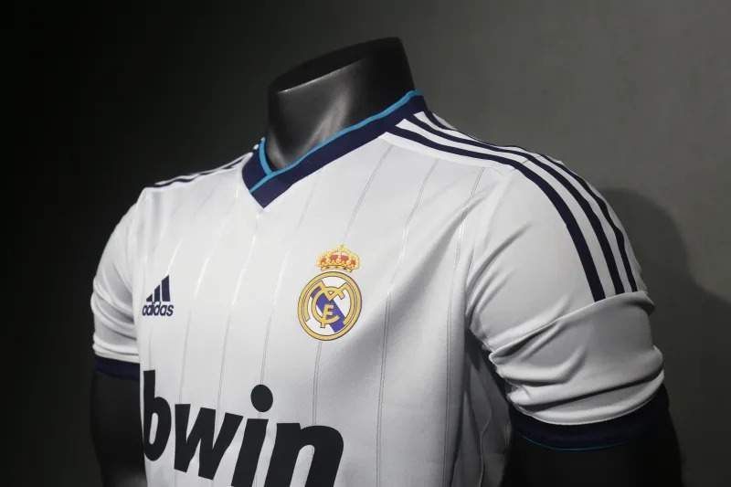 Real Madrid Retro Jersey Home Soccer Shirt 2012/13