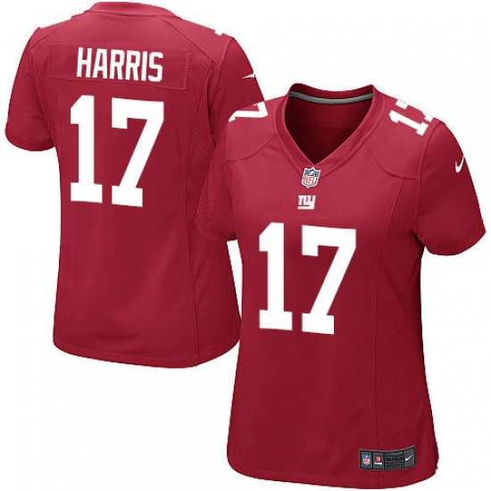 Women's Nike New York Giants #17 Dwayne Harris Game Red Alternate NFL Jersey - Ujersey