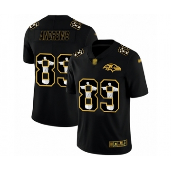 Men's Baltimore Ravens #89 Mark Andrews Black Jesus Faith Limited Player Football Jersey - Ujersey