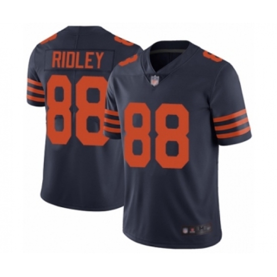 Men's Chicago Bears #88 Riley Ridley Limited Navy Blue Rush Vapor Untouchable Football Jersey - Ujersey
