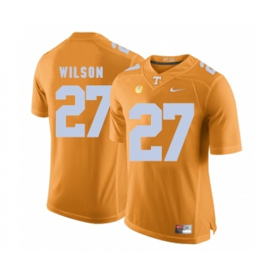 Tennessee Volunteers 27 Al Wilson Orange College Football Jersey - Ujersey