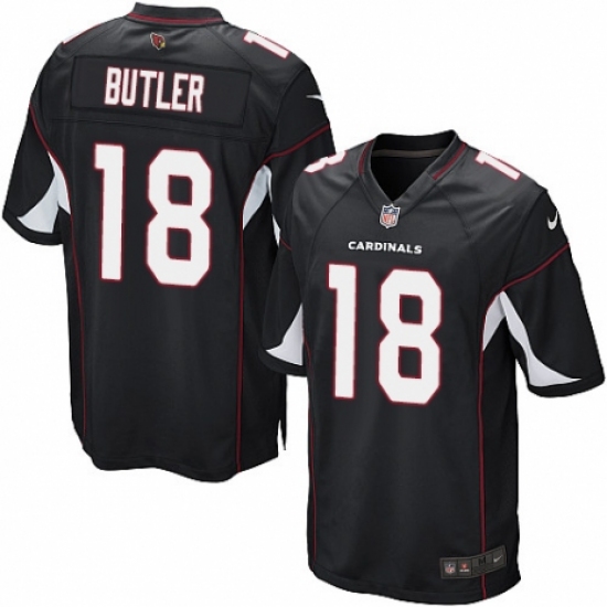 Men's Nike Arizona Cardinals #18 Brice Butler Game Black Alternate NFL Jersey - Ujersey