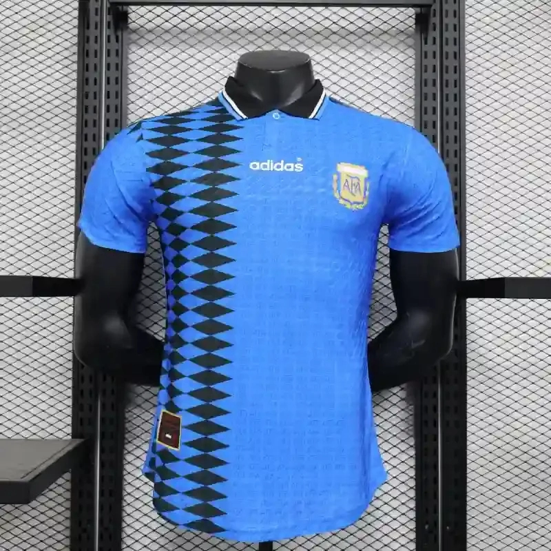 Argentina Retro Jersey Away Football Jersey World Cup 1994 - Ujersey NHL