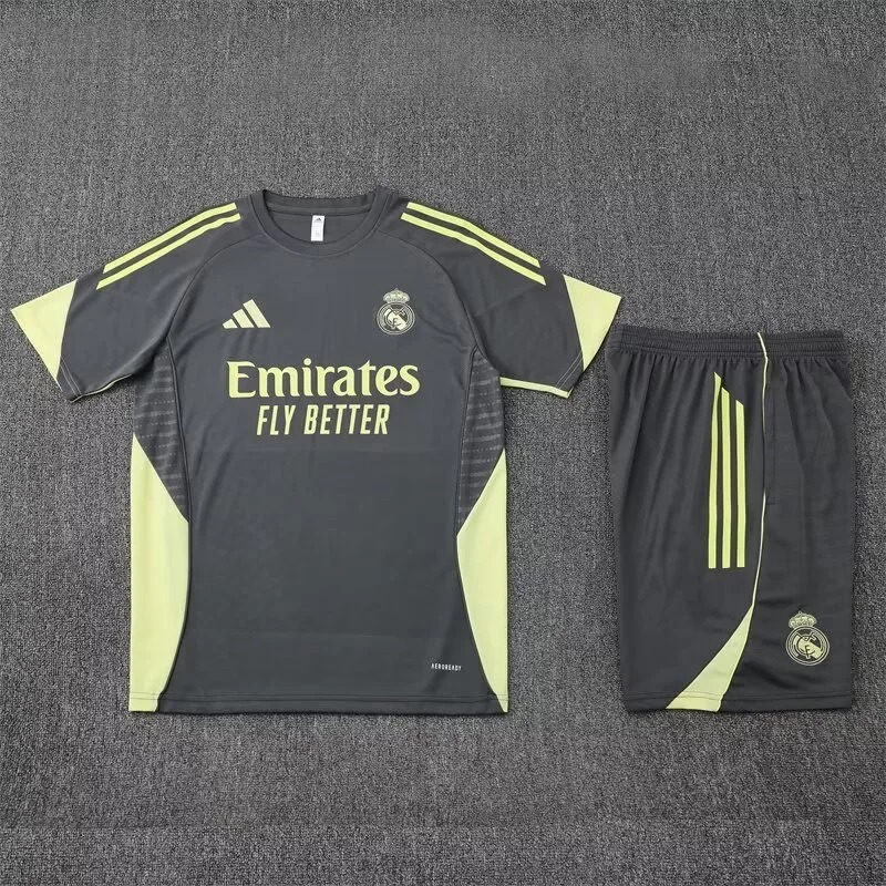 Real Madrid Training Jersey Kit Grey 2025/26 - Ujersey NHL