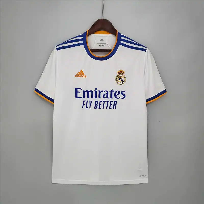 Real Madrid Retro Jersey Home Custom Soccer Shirt 2021/22 - ujerseystore