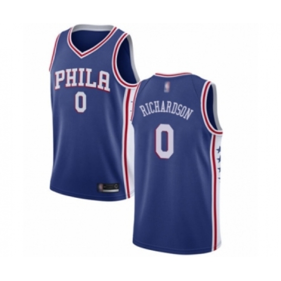 Youth Philadelphia 76ers #0 Josh Richardson Swingman Blue Basketball Jersey - Icon Edition - Ujersey