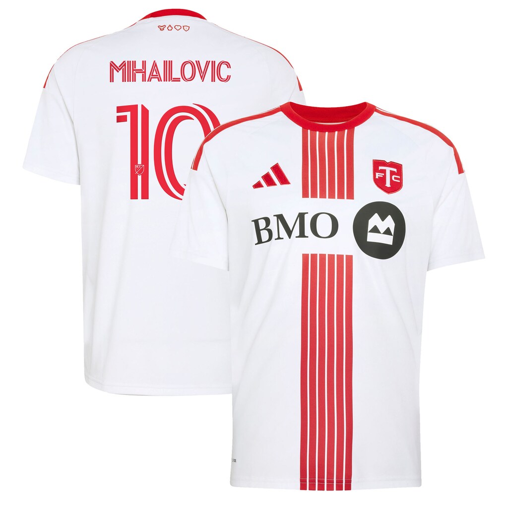 Men's Toronto FC Djordje Mihailovic adidas White 2026 Winter Kit Replica Jersey - Ujersey