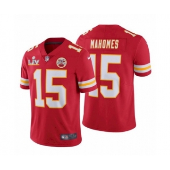 Women's Kansas City Chiefs #15  Patrick Mahomes II Red Super Bowl LV Jersey - Ujersey