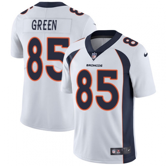 Youth Nike Denver Broncos #85 Virgil Green Elite White NFL Jersey - Ujersey