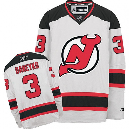 Youth Reebok New Jersey Devils #3 Ken Daneyko Authentic White Away NHL Jersey - Ujersey