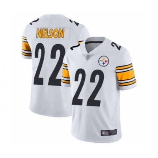 Men's Pittsburgh Steelers #22 Steven Nelson White Vapor Untouchable Limited Player Football Jersey - Ujersey