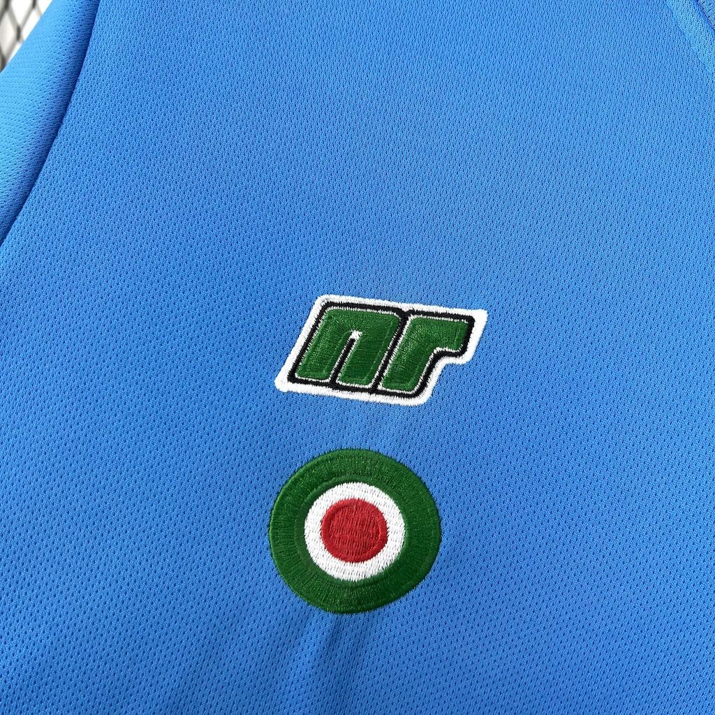 Napoli Retro Soccer Jersey Home Custom Maradona Shirt 1987-88 - ujerseystore