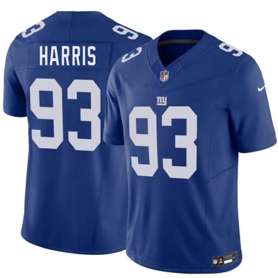 Men's New York Giants #93 Shelby Harris Blue 2026 F.U.S.E. Vapor Untouchable Limited Football Stitched Jersey - Ujersey