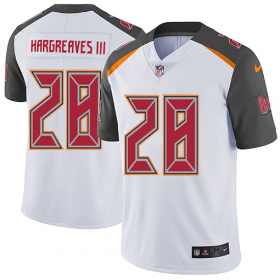 Youth Nike Tampa Bay Buccaneers #28 Vernon Hargreaves III Elite White NFL Jersey - Ujersey