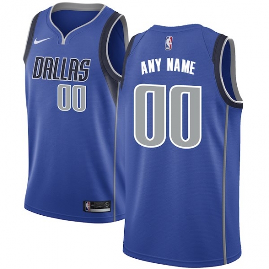 Men's Dallas Mavericks Nike Royal Swingman Custom Jersey - Icon Edition - Ujersey