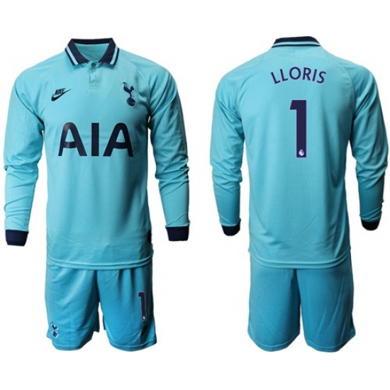 Tottenham Hotspur #1 Lloris Third Long Sleeves Soccer Club Jersey