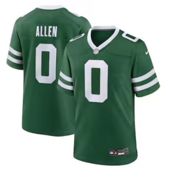 Men's New York Jets #0 Braelon Allen Green Vapor Untouchable Limited Stitched Jersey - Ujersey