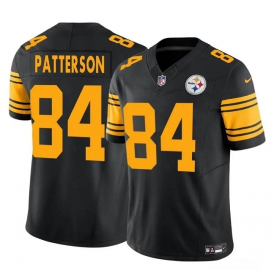 Men's Pittsburgh Steelers #84 Cordarrelle Patterson Black 2024 F.U.S.E. Color Rush Limited Football Stitched Jersey - Ujersey
