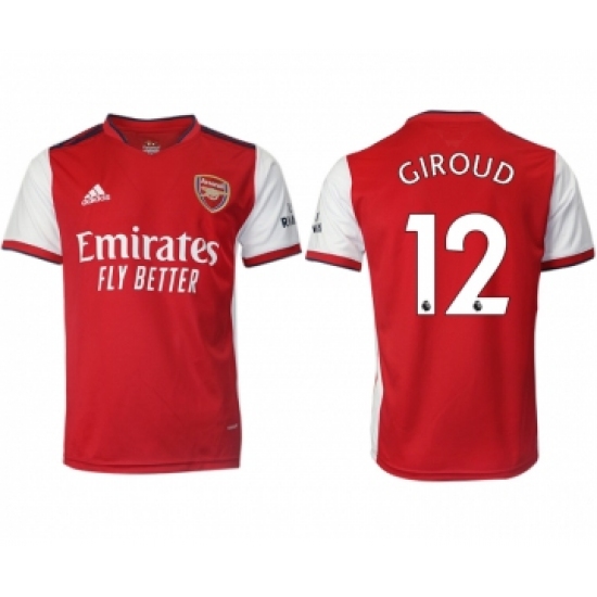Men 2021-2022 Club Arsenal home aaa version red 12 Soccer Jersey
