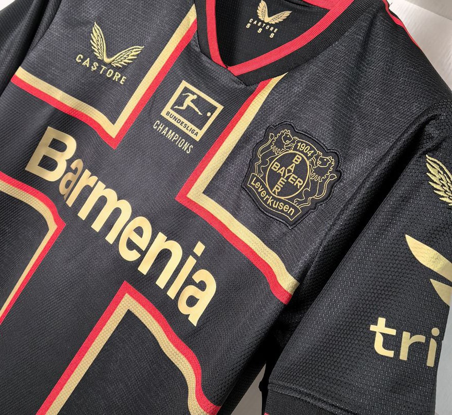 Bayer 04 Leverkusen Soccer Jersey Champions Special Edition Custom Shirt 2024/25 - ujerseystore
