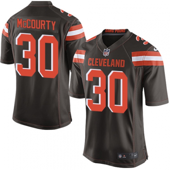 Men's Nike Cleveland Browns #30 Jason McCourty Game Brown Team Color NFL Jersey - Ujersey