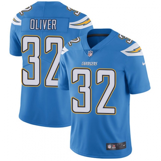 Youth Nike Los Angeles Chargers #32 Branden Oliver Electric Blue Alternate Vapor Untouchable Limited Player NFL Jersey - Ujersey