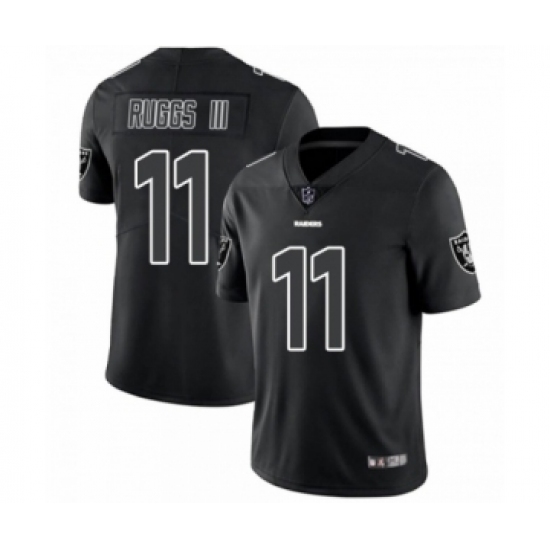 Men's Oakland Raiders #11 Henry Ruggs III Las Vegas Limited Black Impact Jersey